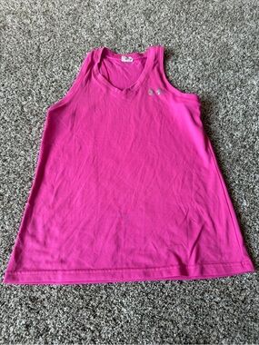 Under Armour Women's Hot Pink Athletic Tank Top